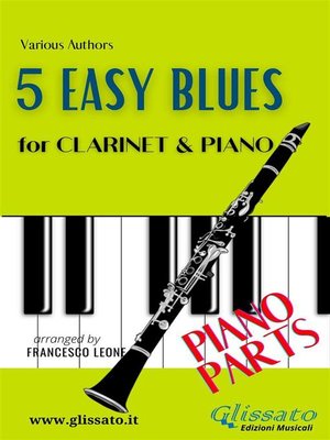 cover image of 5 Easy Blues--Clarinet & Piano (Piano parts)